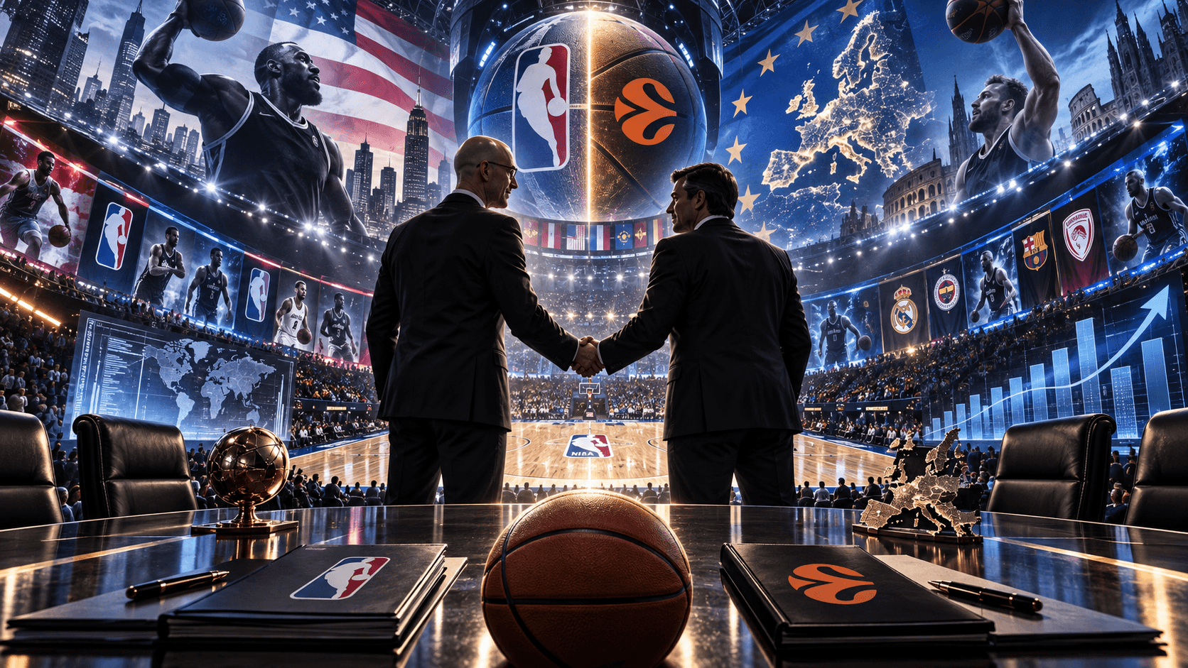 בדרך לרעידת אדמה? ה-NBA הגישה הצעה ליורוליג – 60% מהמנהלים מאמינים בליגה משותפת