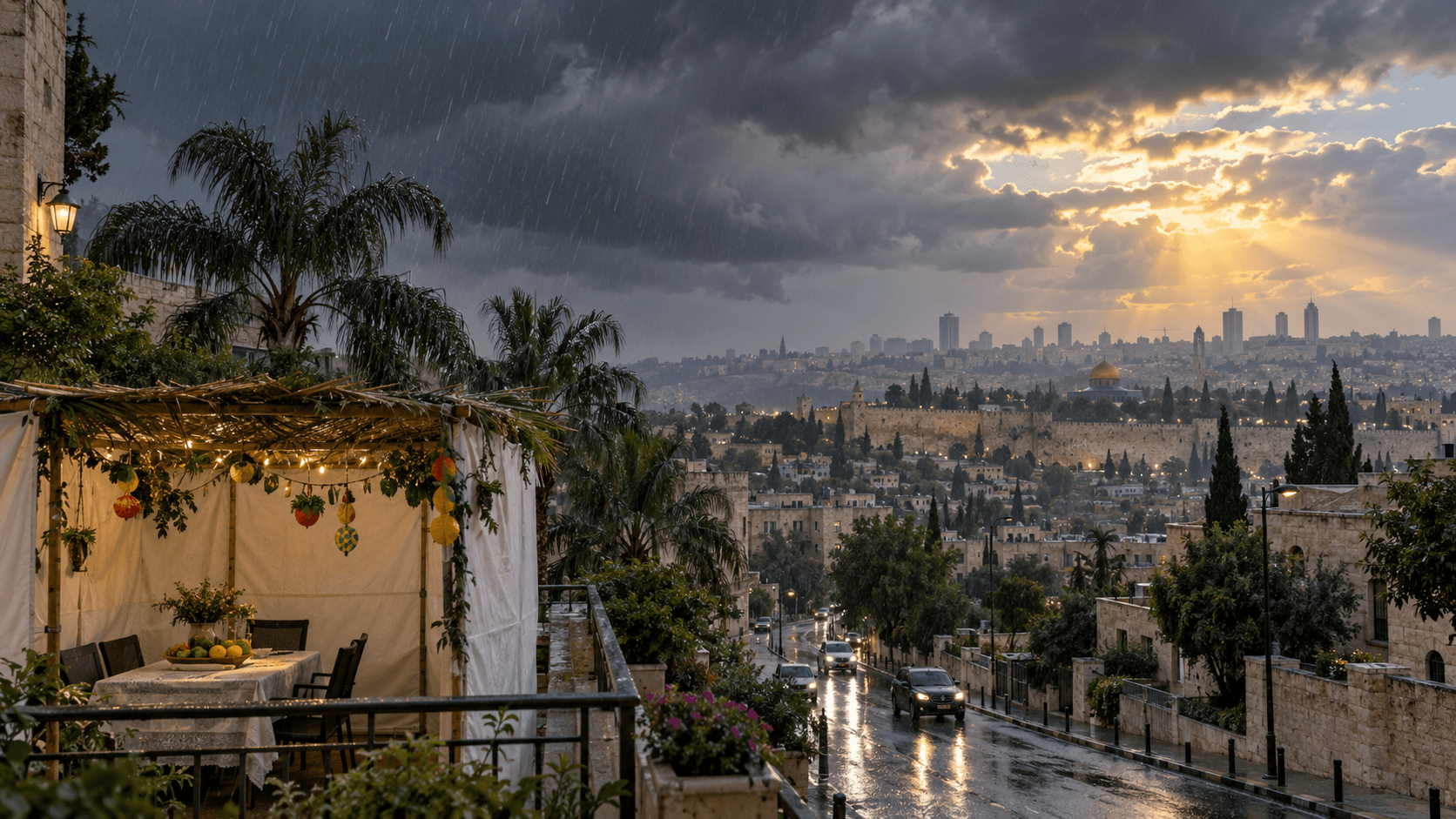 הסתיו כבר כאן: ירידה בטמפרטורות, גשם בדרך - מה צפוי בהמשך החג | התחזית המלאה