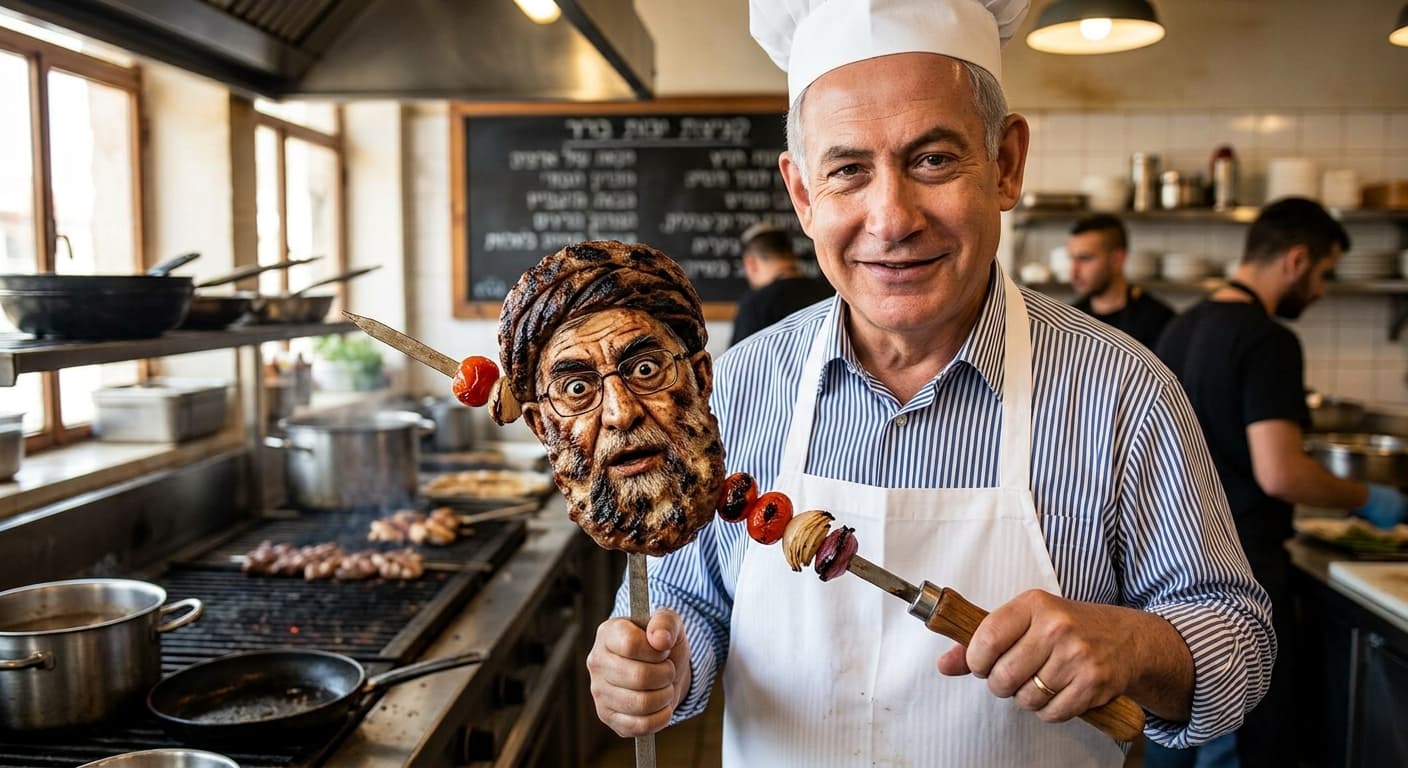 "אין כמו הקציצה של ביבי": המשטר האיראני חסם עמוד מסעדה בטהרן בגלל סטורי