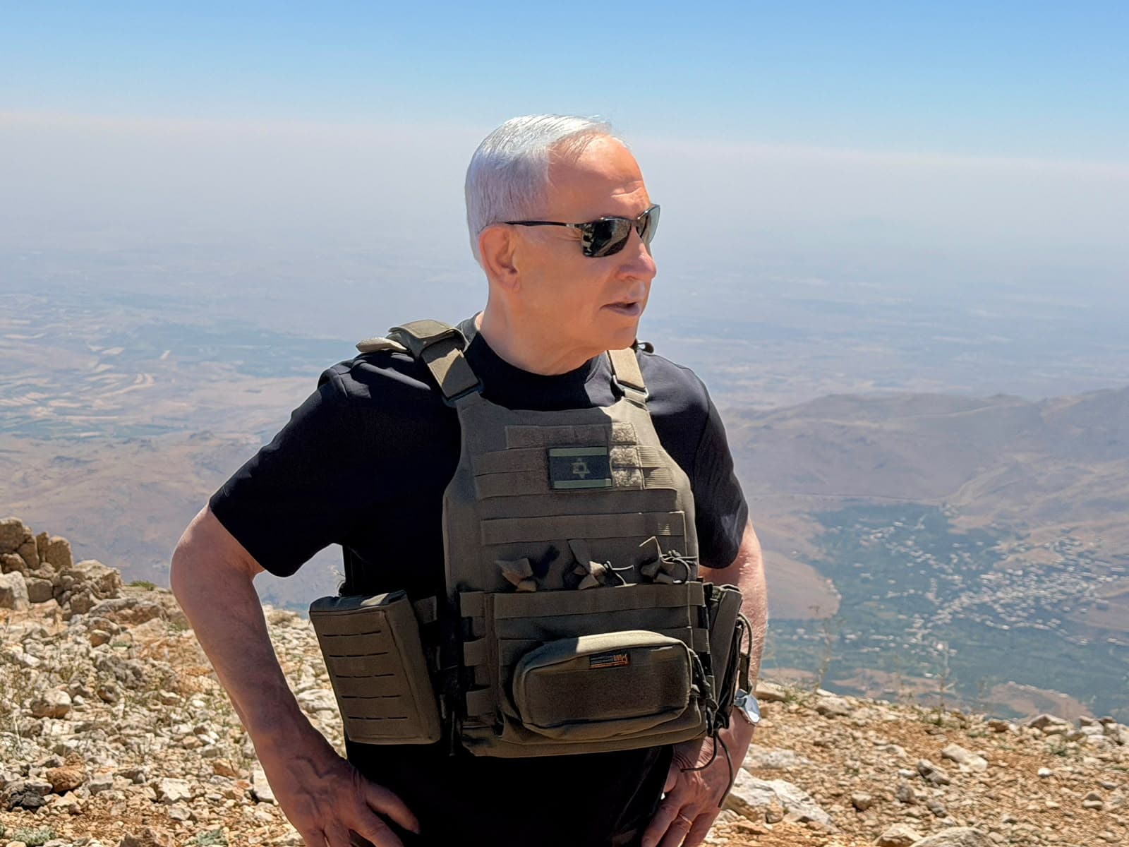 נתניהו בכתר החרמון בסוריה: ״מחויבים להכריע את משטר הטרור באיראן - ואנחנו נעשה את זה״