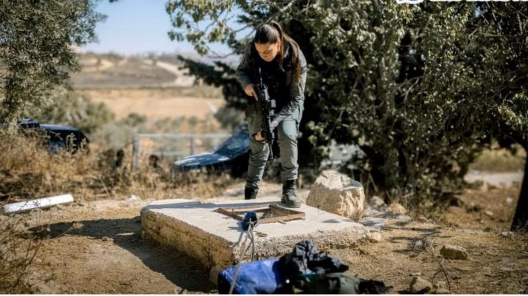 כוחותינו איתרו מנהרה סמוך לגבעון וגבעת זאב - הפתח הוסווה בתוך בור מים עתיק