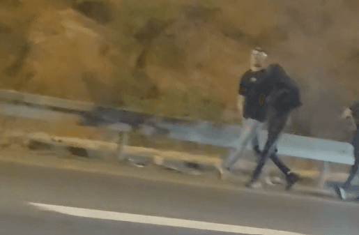 ימ״מ ושב״כ עצרו שני חשודים בעבירות ביטחון בכביש 1 | צפו
