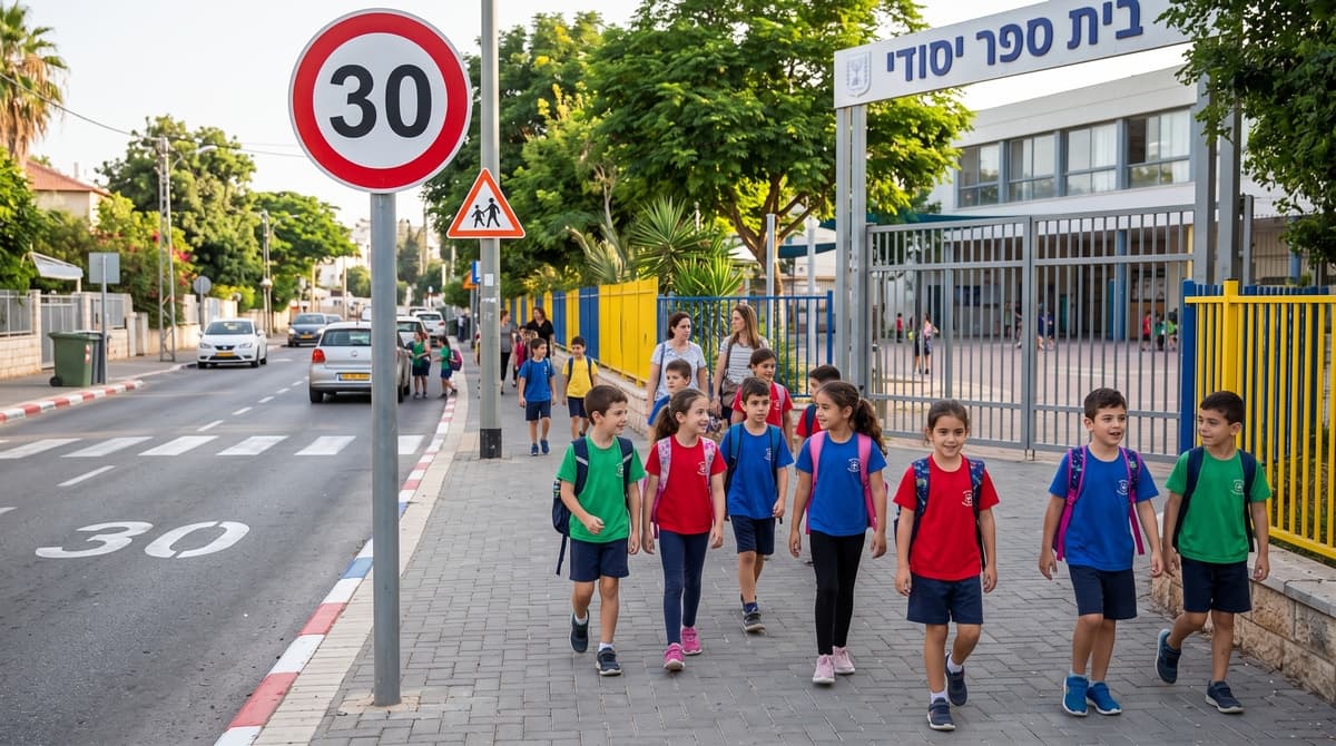 לוד תקבל כמיליון שקלים לשיפור הבטיחות והגבלת מהירות הנסיעה ל-30 קמ״ש סביב מוסדות החינוך