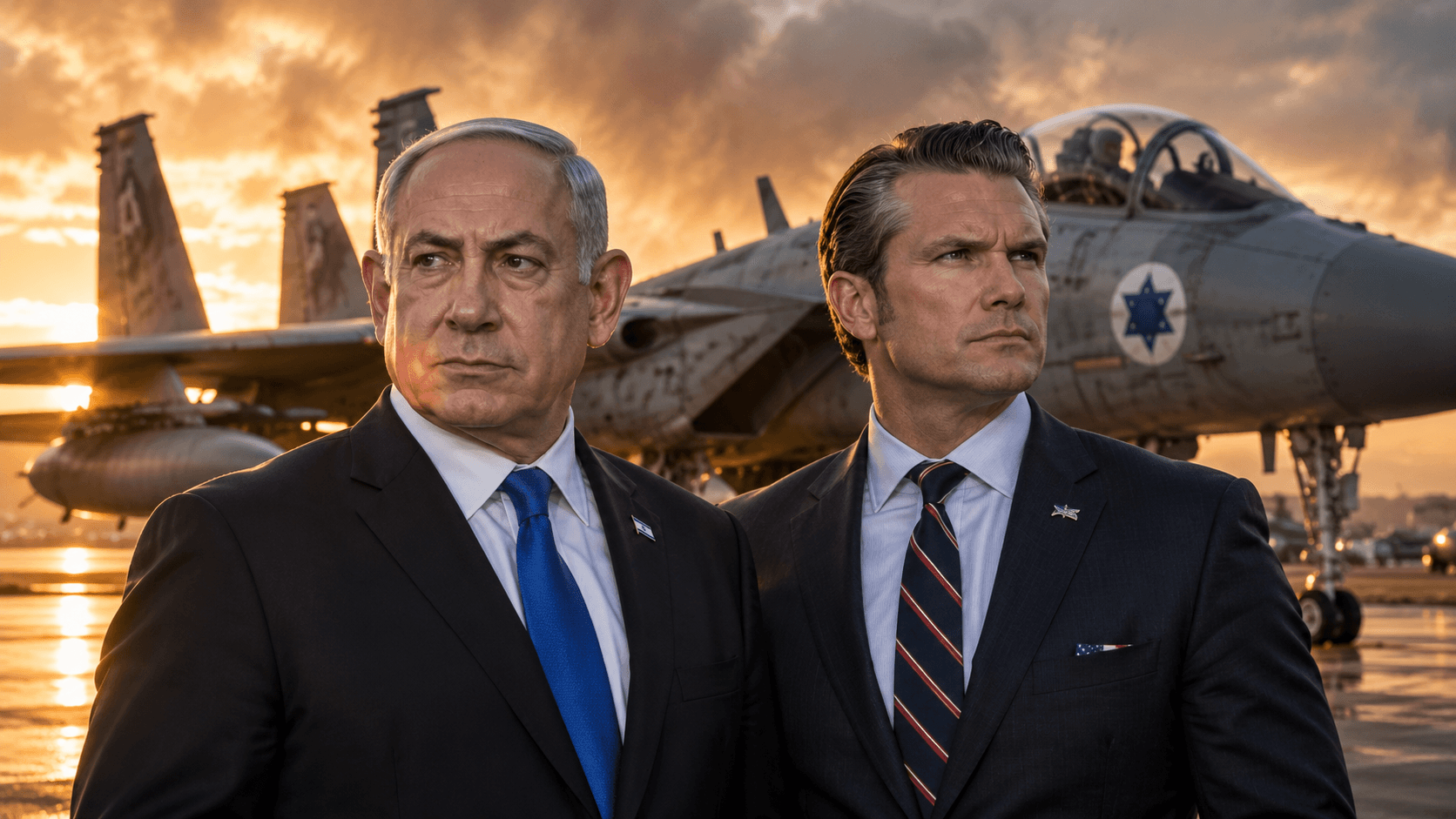 ביקור חשאי בישראל: שר המלחמה האמריקני נפגש עם נתניהו בבסיס חיל האוויר בדרום