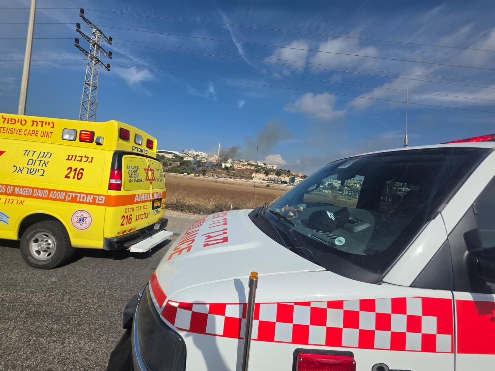 בשל התרסקות כלי הטיס: כביש 65 נחסם לתנועה | תיעוד מהזירה