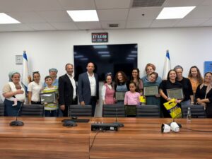 ילדי משפחות המילואים במפגש עם ראש עיריית בית שמש: "הגעגוע לאבא לא נגמר בין הסבבים"