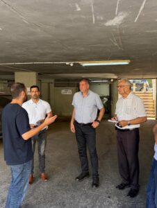 ראש עיריית גבעת שמואל סייר במרכז ברמת אילן לקראת שדרוג הניקיון והתפעול