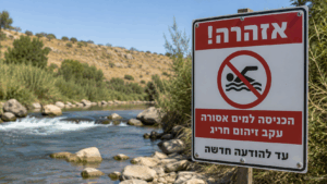אזהרה למטיילים: זיהום חריג בנחלי הצפון – הכניסה למספר מסלולי מים עלולה לסכן את הבריאות