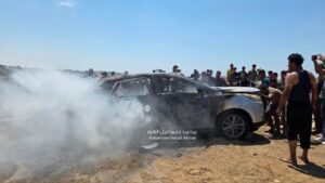 דיווח ערבי: שני הרוגים בתקיפה לעבר רכב במרכז רצועת עזה